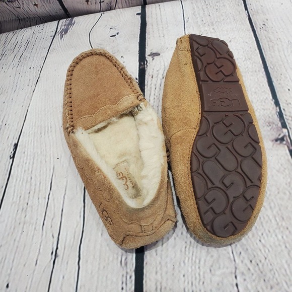 UGG Camel Color Loafer Fur interior - Picture 14 of 15